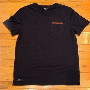 COPY - LACOSTE Men’s Contrast Neck Pajama Top